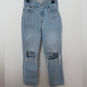 Abercrombie & Fitch High Rise Light Blue Jeans
